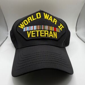 World War II‎ Veteran Hat Cap Baseball Cap Trucker Style Snapback